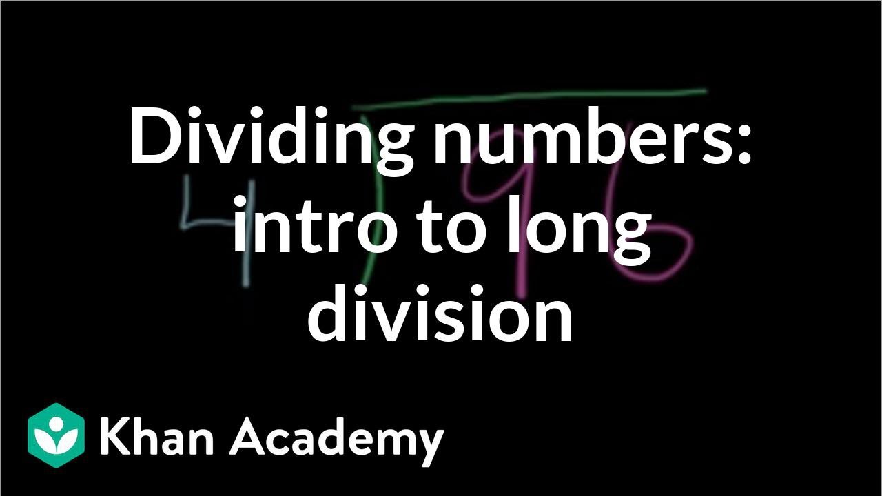Long Division for 4th Grade | Khan Academy