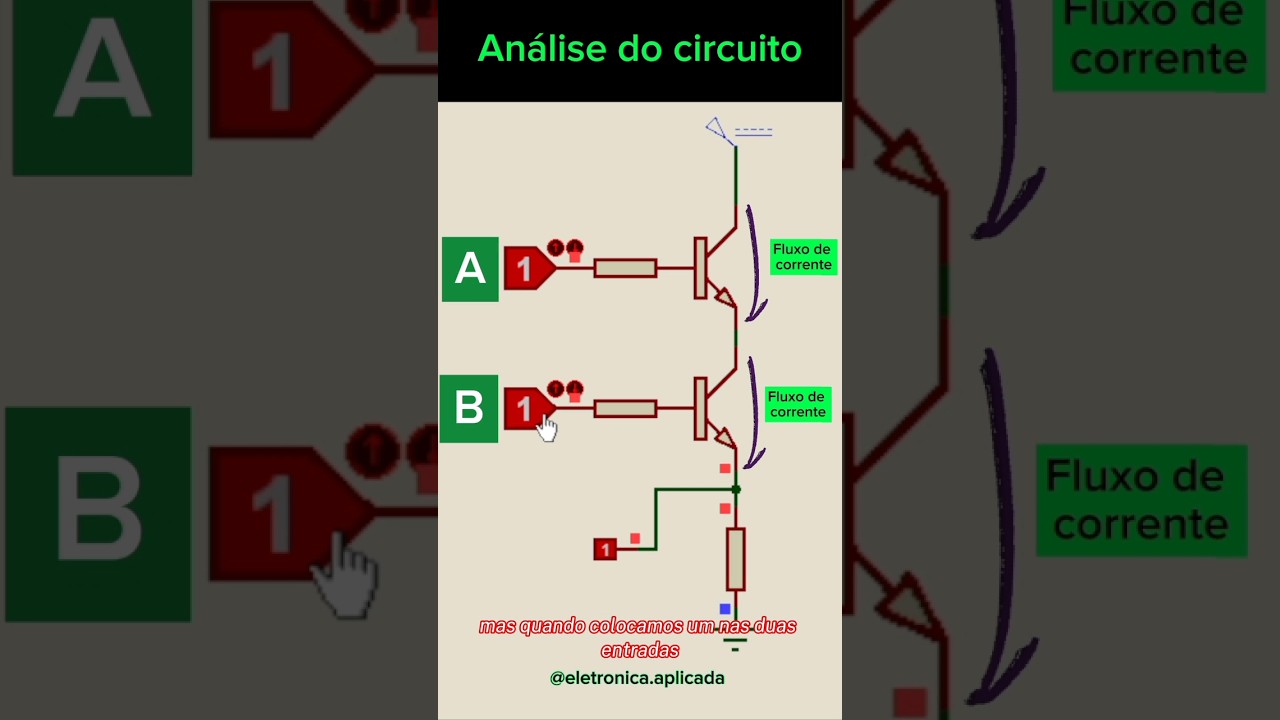 Portas lógicas na verdade são circuitos #eletronica #arduino #microcontrolador #multimetro #diodos