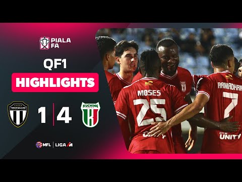 Terengganu FC 1-4 Kuching City FC | Highlights | Piala FA 2025-2026 | FA QF1