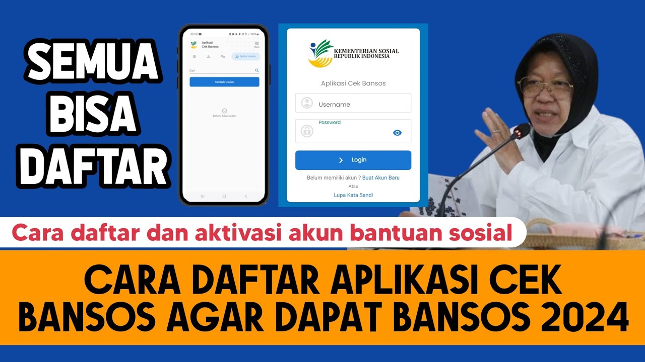 CARA DAFTAR APLIKASI CEK BANSOS HINGGA BERHASIL USUL BANSOS 2024