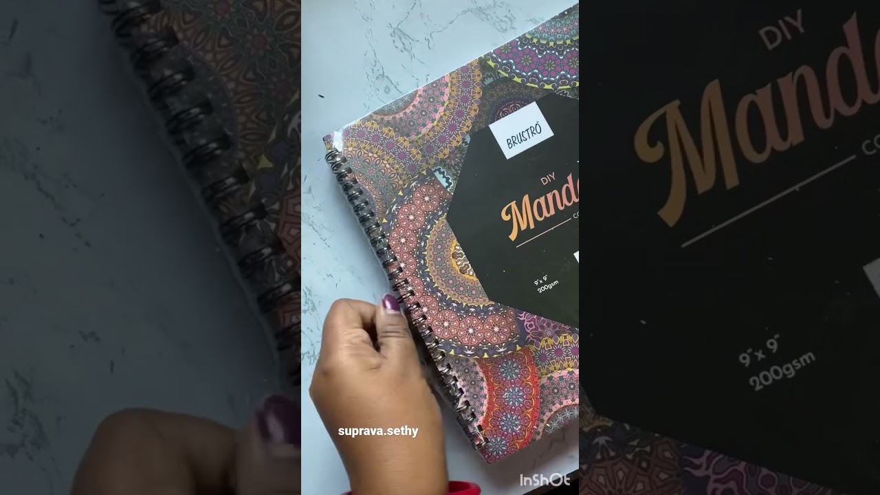 Unboxing Mandala Coloring Book 🖍️
