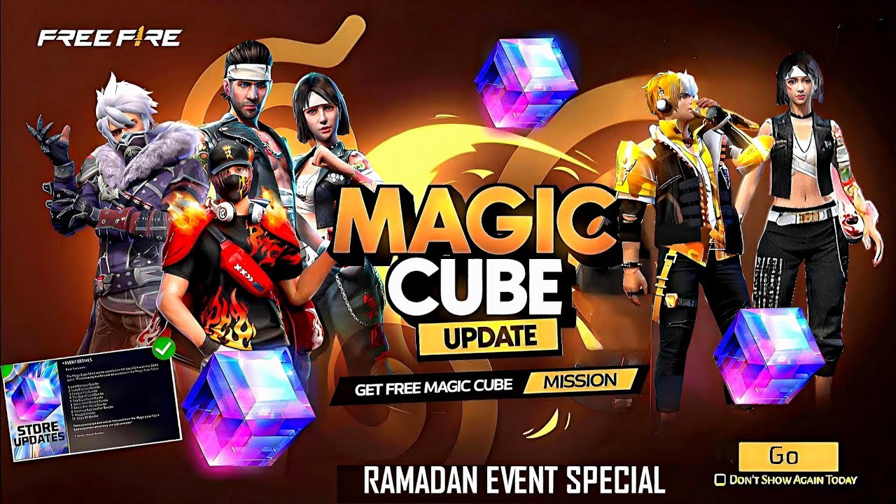 Ramadan Magic Cube Bundle & Free Fire Event 🎉
