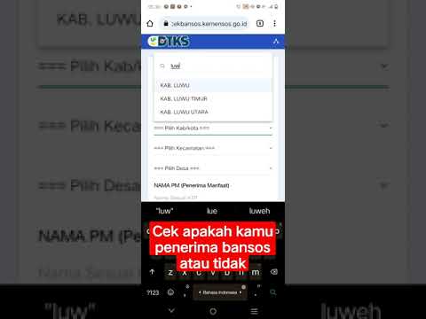 Cek Penerima Bansos Sekarang! ✅
