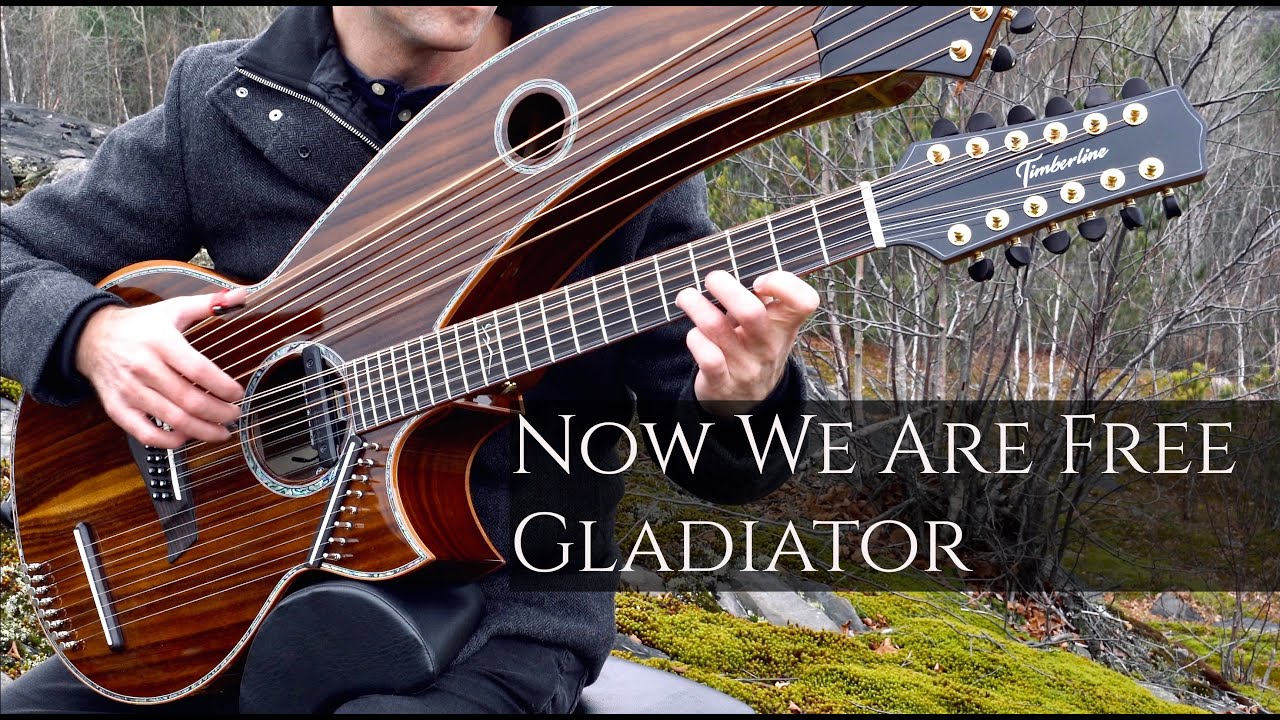 Gladiator's 'Now We Are Free' - 26 String Guitar Arrangement 🎶