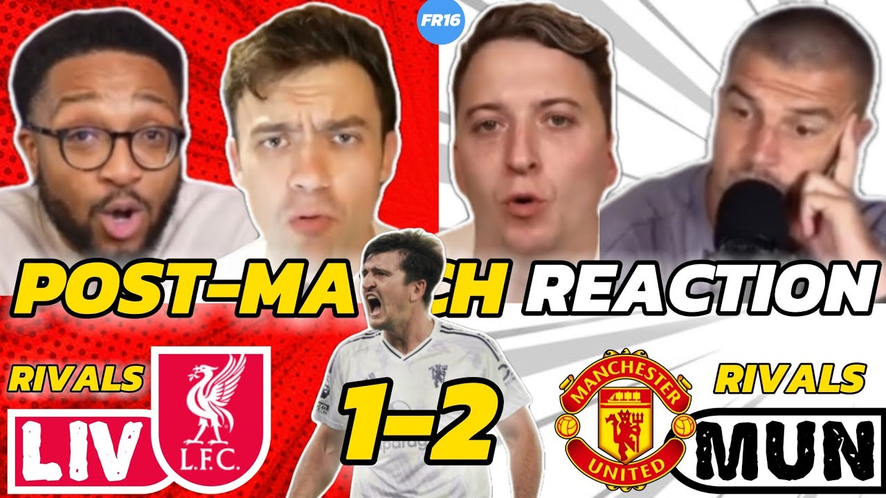 Rival Fans React to Liverpool 1-2 Manchester United Victory ⚽