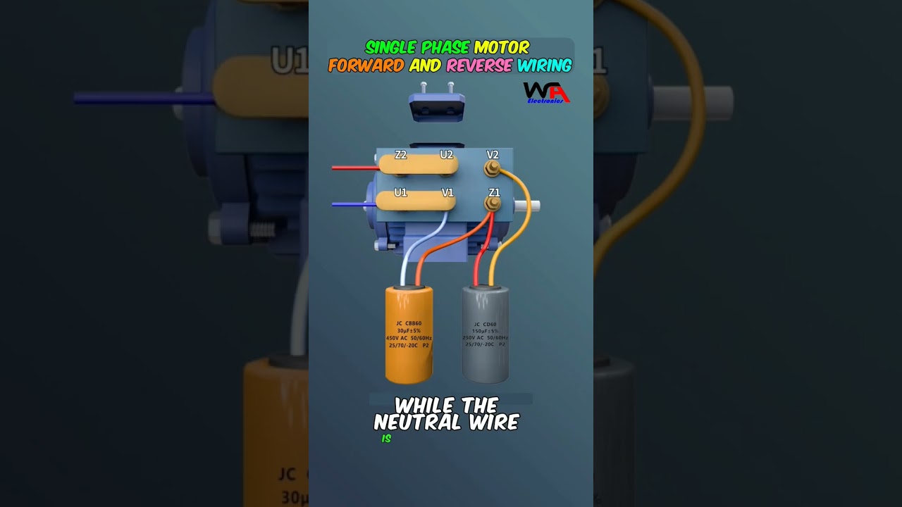 Single Phase Motor Forward & Reverse Wiring Tips ⚙️