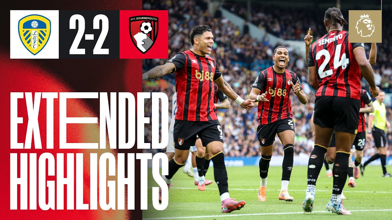 Late Drama at Elland Road: Semenyo and Kroupi Secure a Draw for Bournemouth ⚽
