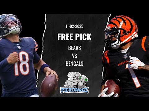Chicago Bears vs Cincinnati Bengals 11/2/25 NFL Pick & Prediction | NFL Week 9