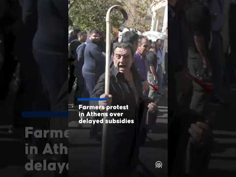 Farmers protest in Athens over delayed subsidies