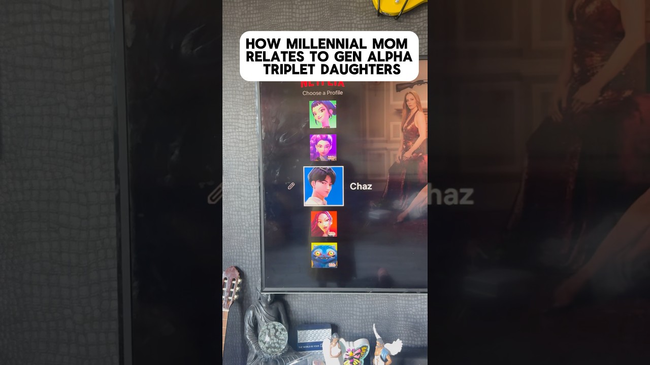 Gen Alpha Triplets Take Over Netflix Profiles 🎬