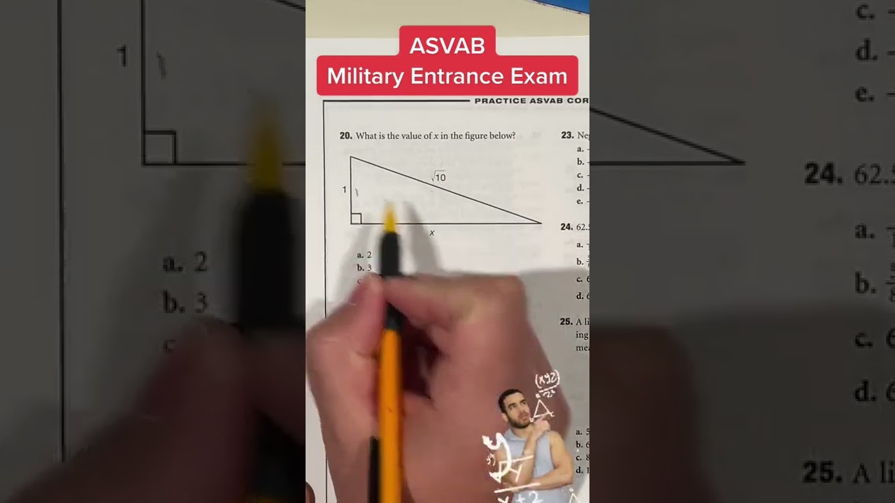 ASVAB AFQT Math Answer 20 | Full Video Link ๐น