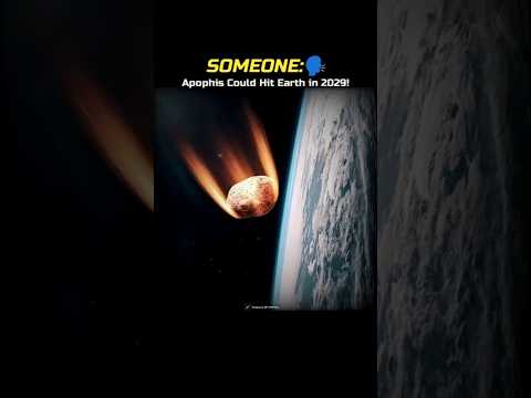 Will Apophis Hit Earth in 2029? ☄️🌍 #shorts #apophis #space #sciencefacts