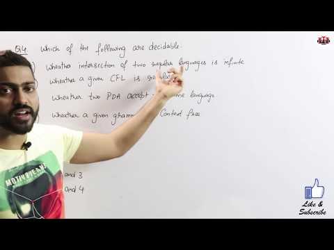 Solution of Assignment-8 of Theory of Computation for NTA UGC NET Computer Science