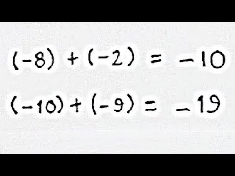 Regras de sinais na soma de números inteiros ➕