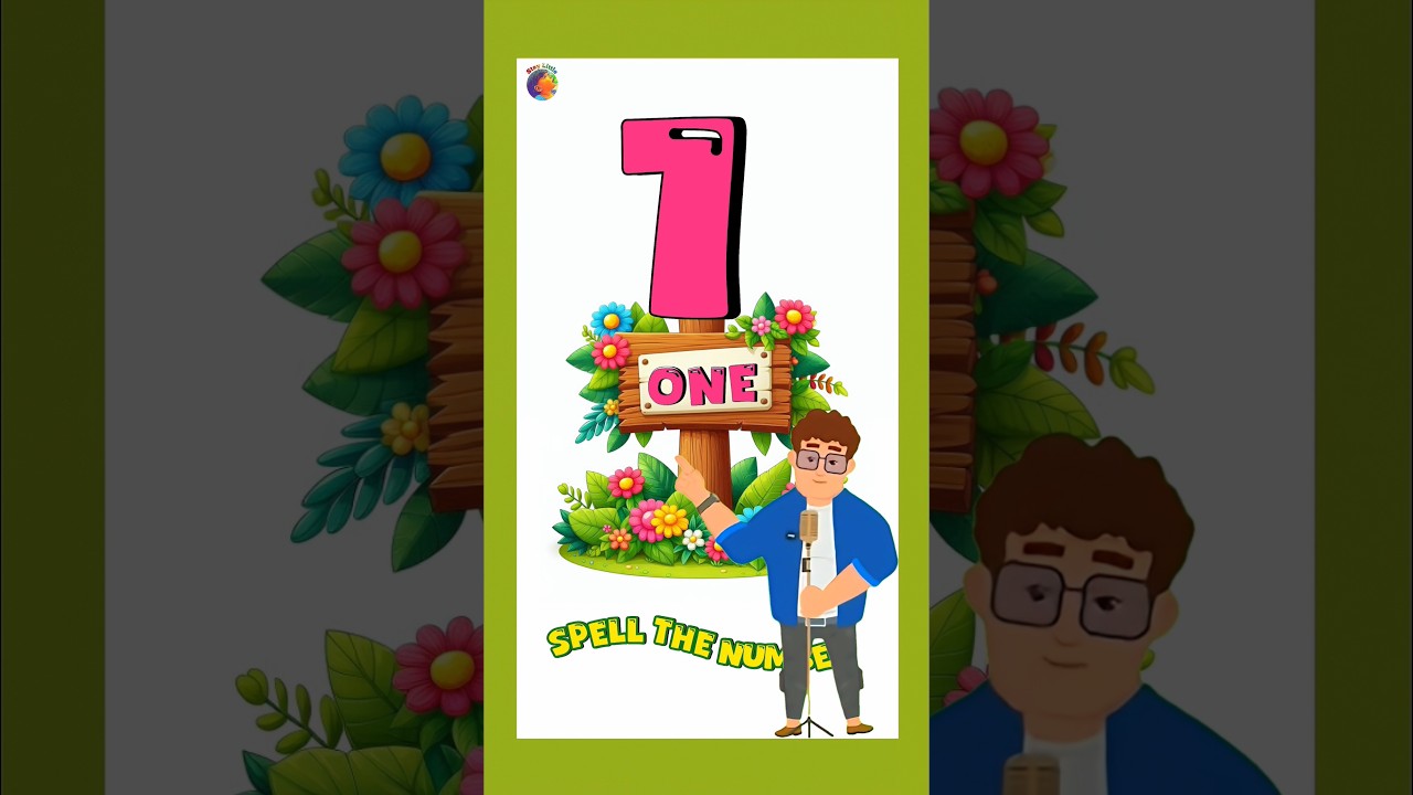 Spelling of one || spell one || spell the number #kindergarten #learning #kidslearning