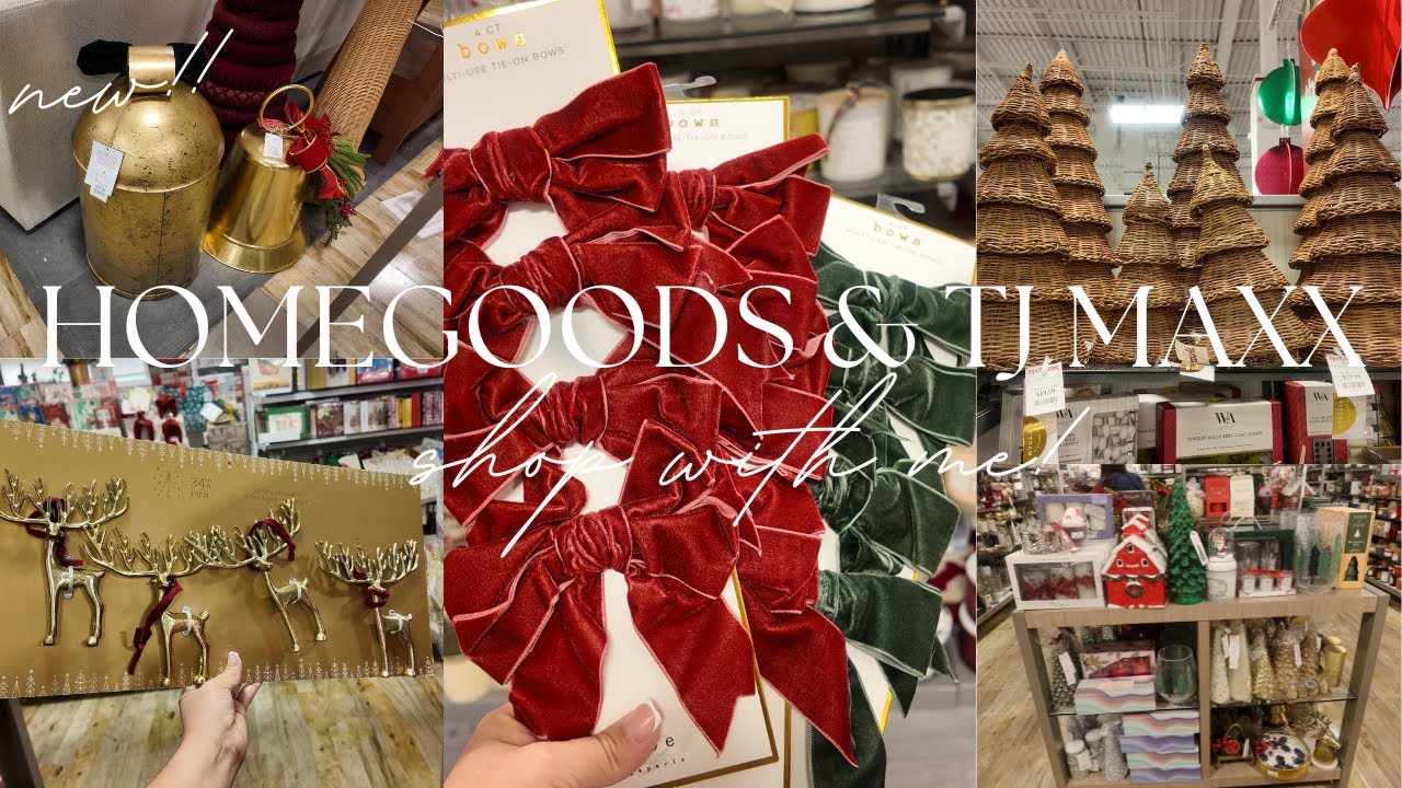 HomeGoods & TJ Maxx Christmas Decor Shopping 2025 🎄