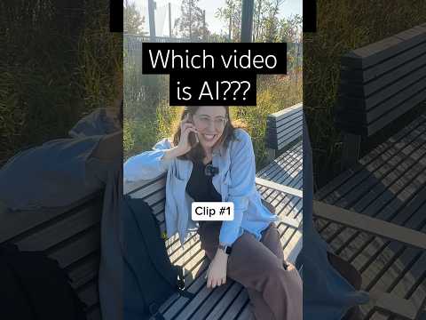 Can YOU tell which video is AI? 🤨