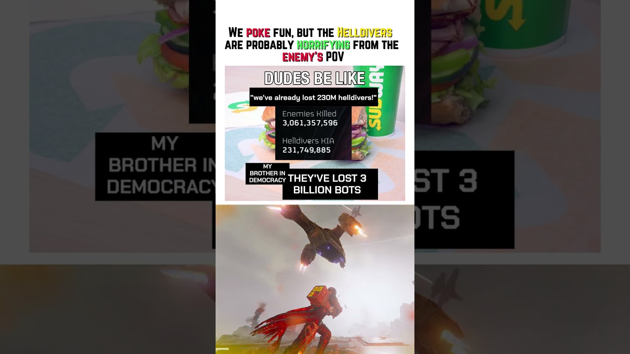 The Helldivers Are Probably Horrifying From The Enemy's POV - Helldivers 2