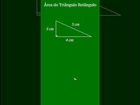 ÁREA DO TRIÂNGULO RETÂNGULO
