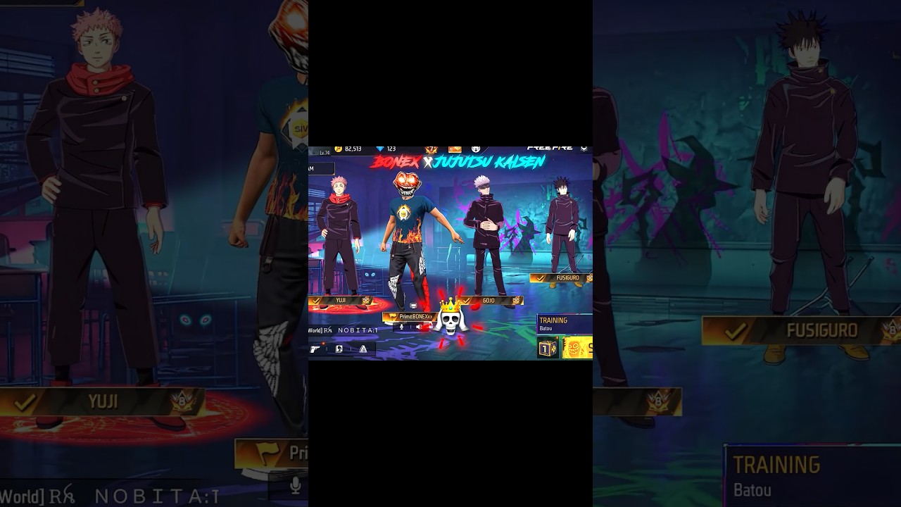 Bonex x Jujutsu Kaisen 🔥 Free Fire Highlights