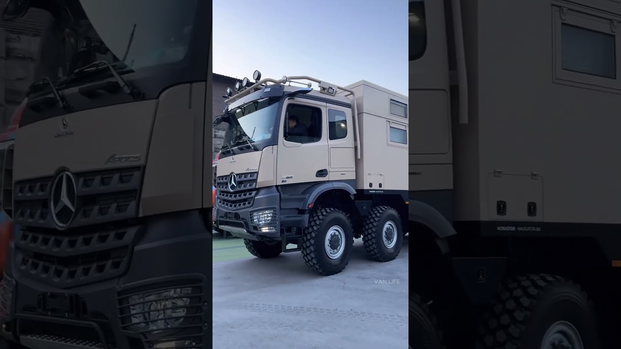 Mercedes Acros 8x8 Heavy Duty RV for Camping 🚐