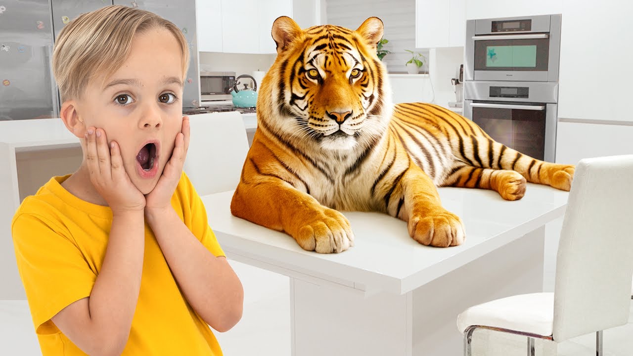 Exciting Wild Animal Adventure at Home 🐾 | Fun Learning for Kids