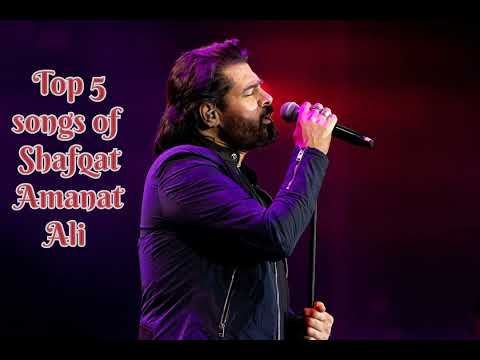 Top 5 songs of Shafqat Amanat Ali #song #love #bollywood #bollywoodsongs #music