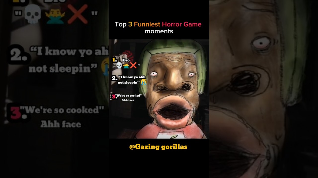 Top 3 Hilarious Moments in Horror Games 😂