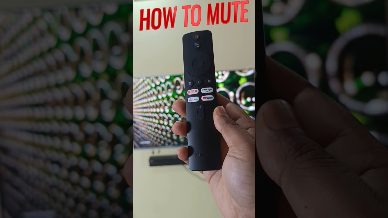 Mute Mi TV Easily 📺 | Quick Guide