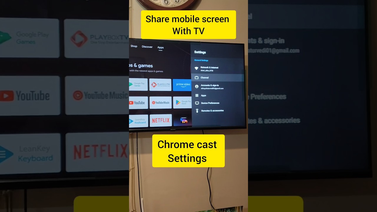 How to Share Mobile Screen with TV via Chromecast 📺