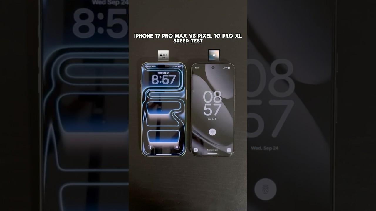 iPhone 17 Pro Max vs Pixel 10 Pro XL Speed Test ⚡