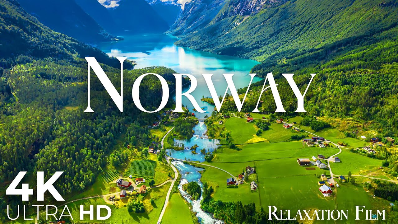 Norway 4K Relaxation Film with Peaceful Music 🌿