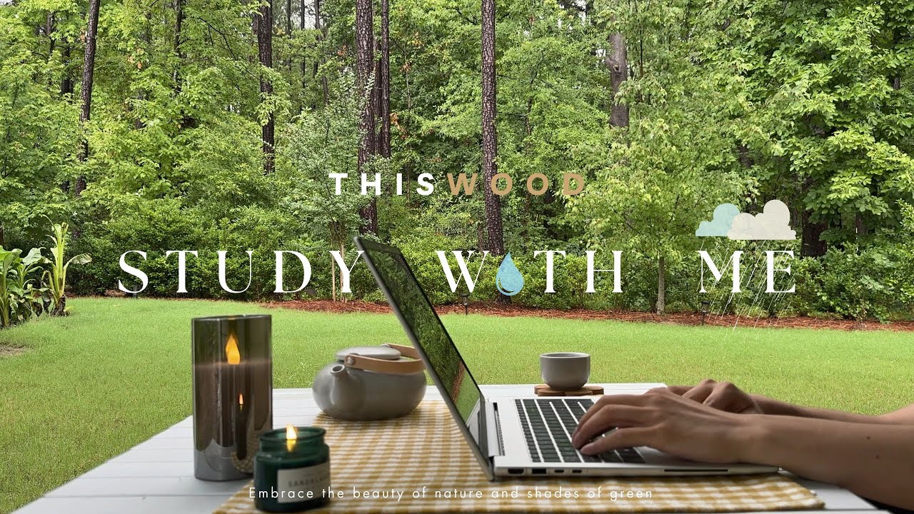 Relaxing Rainy Day Study Session 🌧️ | Focus with Calm LoFi & Pomodoro Timer