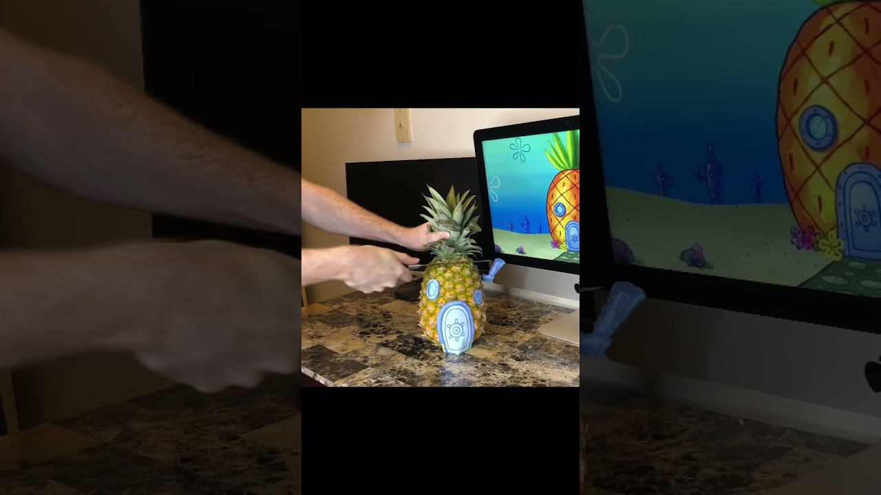 Watch the Full Video on My YouTube Channel! 🍍 #SpongeBob #Pineapple