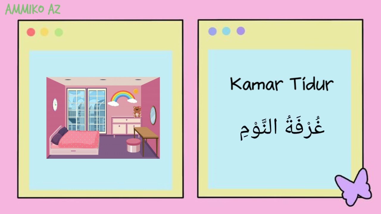 Nama Ruangan dalam Bahasa Arab 🏠