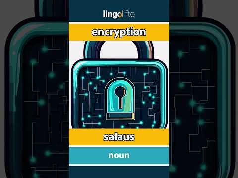 🇬🇧🇫🇮 encryption - salaus : vocabulary builder : learn English : opetellaan englantia