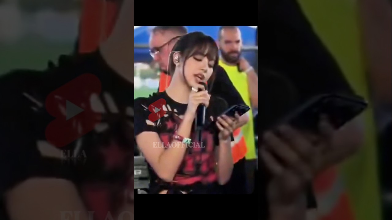 LISA REHEARSING BAD ANGEL BEFORE GOING ON STAGE! 😊 #lisa #badangel #fypviralシ