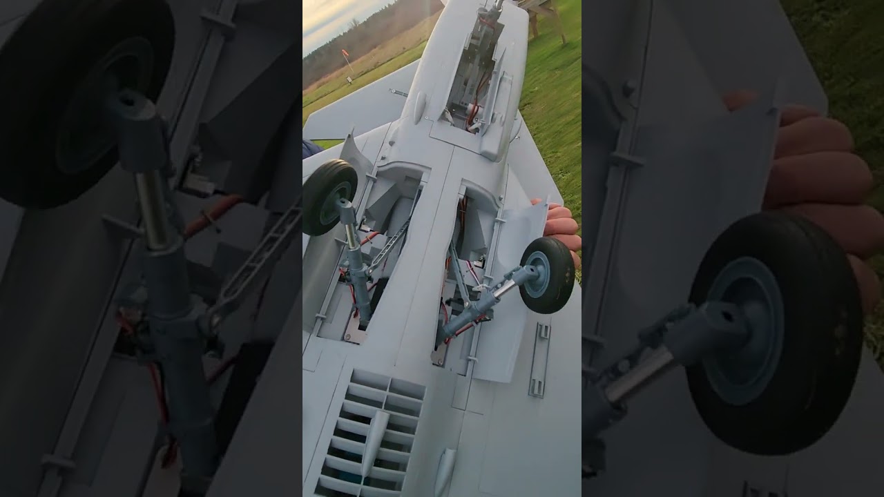 Freewing 90mm J10 Gear Demo ✈️