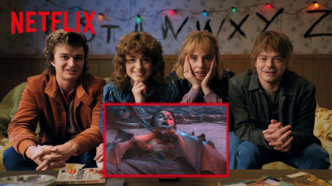 Stranger Things Stars React to Epic Demobat Battle 🦇