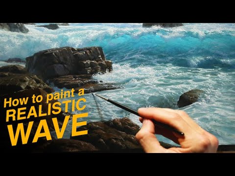 Paint a Crashing Wave | Seascape Oil Tutorial 🌊