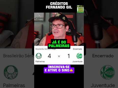 REAÇÕES FLAMENGUISTAS, PALMEIRAS 4x1 JUVENTUDE | BRASILEIRÃO 2025