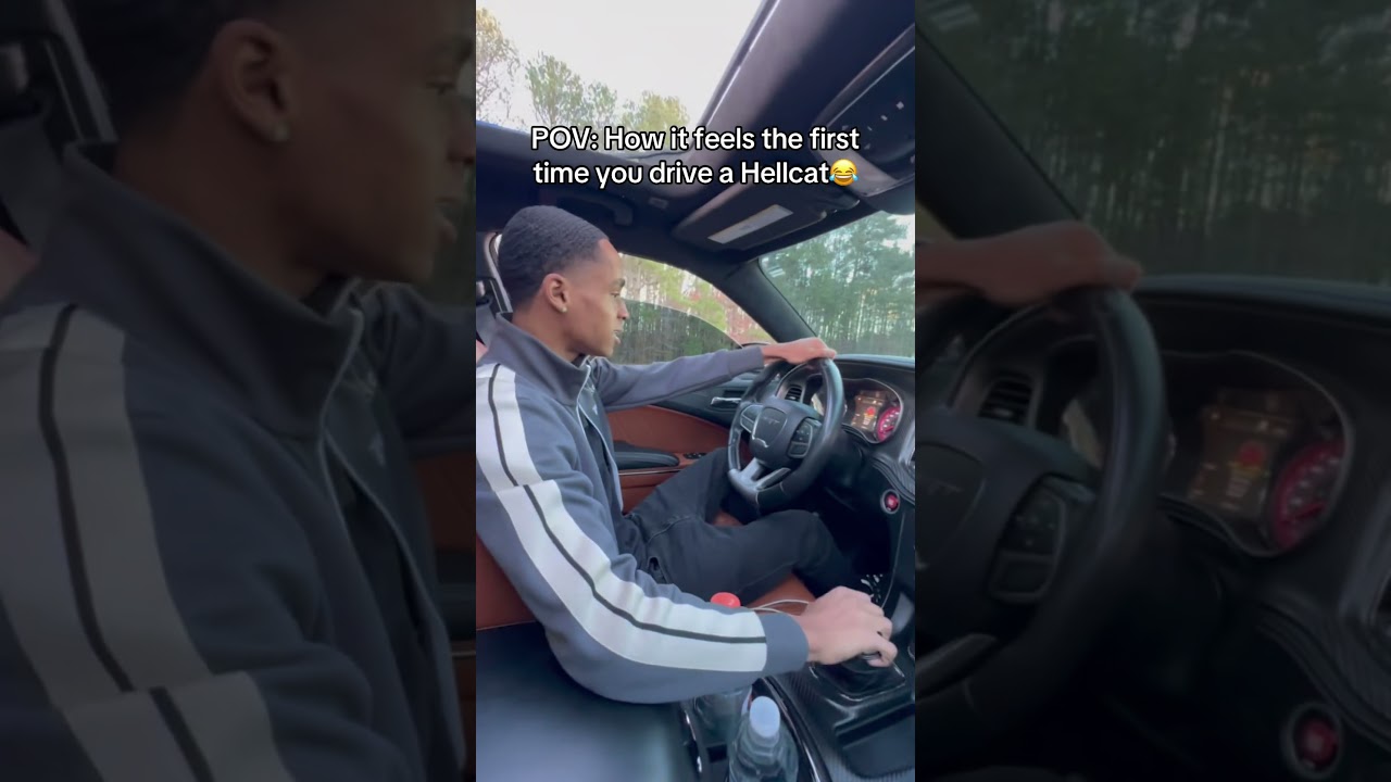 POV: HOW IT FEELS THE FIRST TIME YOU DRIVE A HELLCAT