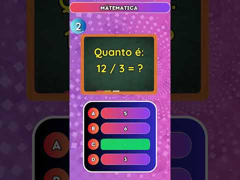 Quiz de Matemática Ep 11 Teste suas habilidades #quiz #matemática