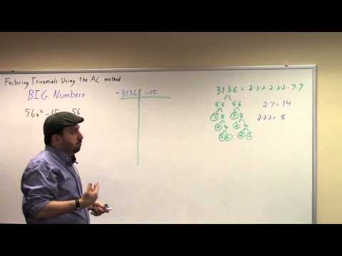 Factoring Using the AC method: Big Numbers