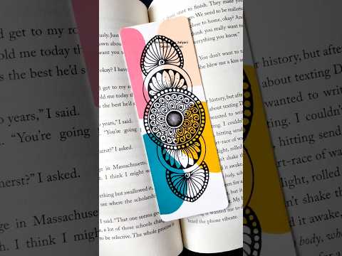 Let's make Boho style Mandala Bookmark🔖#mandalaart #artideas #drawing #shortsvideo #abstractart