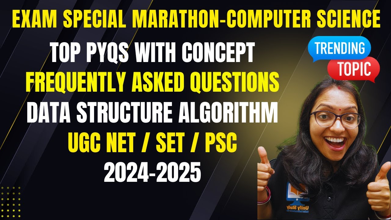 UGC NET CS Data Structures & Algorithms FAQs 📚