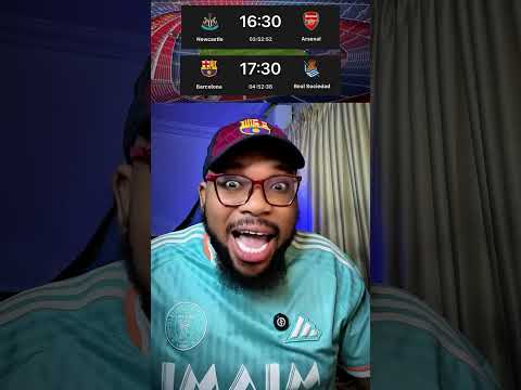 BARCELONA VS REAL SOCIEDAD NEWCASTLE VS ARSENAL MATCH EXPECTATIONS #barca #afc #epl #aliga #football