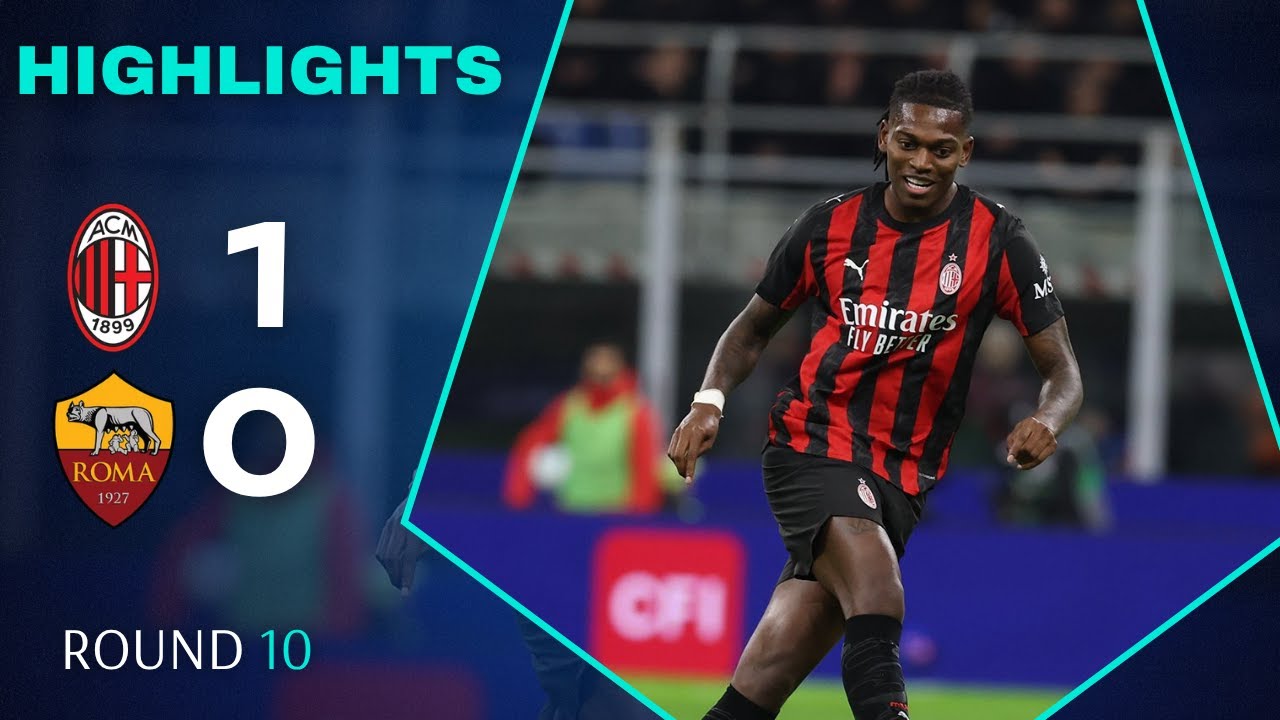 AC Milan Edges Out Roma 1-0 in Thrilling Serie A Clash ⚽