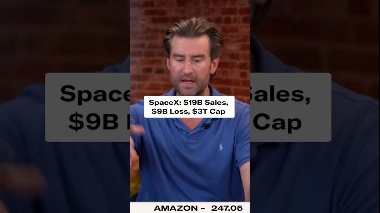 Does SpaceX make sense? $19 billion in sales. $9 billion net loss. $3 trillion market cap.