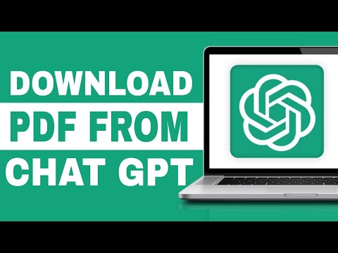 How to Download PDF from ChatGPT